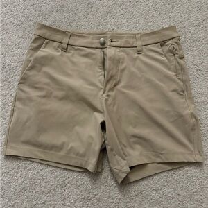 Lululemon Commission Classic Shorts Khaki size 30 & 6” inseam